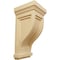Ekena Millwork 4 3/4"W x 5"D x 10"H Traditional Recessed Corbel, Alder COR04X05X10TRAL - alternate 1